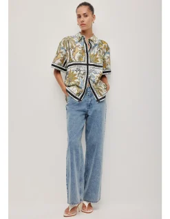 Rio Jungle Print Relaxed Short Sleeve Shirt