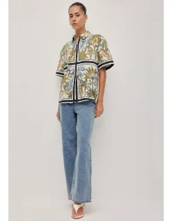 Rio Jungle Print Relaxed Short Sleeve Shirt