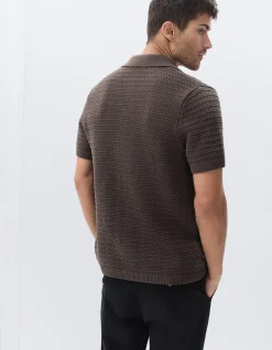 RIPPLE STITCH BUTTON THRU