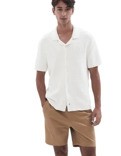 RIPPLE STITCH BUTTON THRU