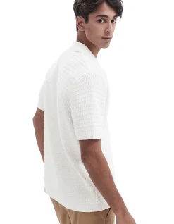 RIPPLE STITCH BUTTON THRU