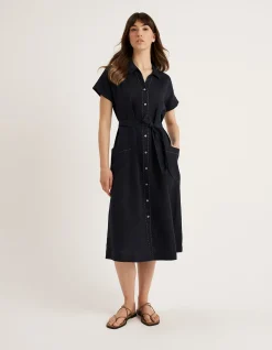RIVIERA MIDI SHIRT DRESS