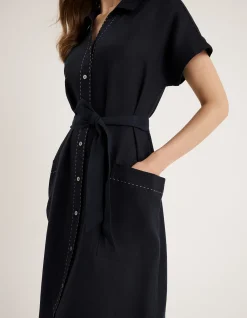 RIVIERA MIDI SHIRT DRESS