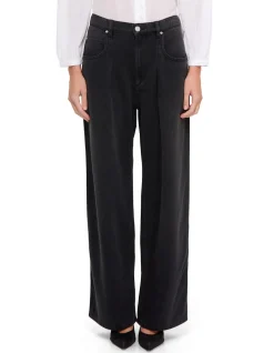 RODAYNA HIGH RISE PLEATED LEG JEANS