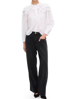 RODAYNA HIGH RISE PLEATED LEG JEANS