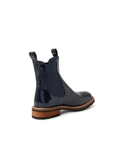 Rokkie Patent Leather Chelsea Boots