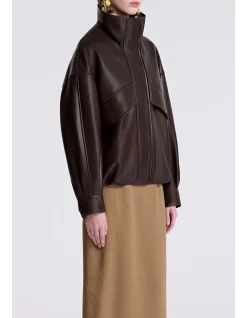 Roland Structured Lambskin Leather Jacket