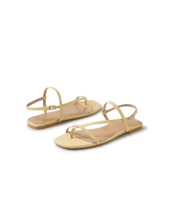 Rollina Minimal Strappy Flat Sandals