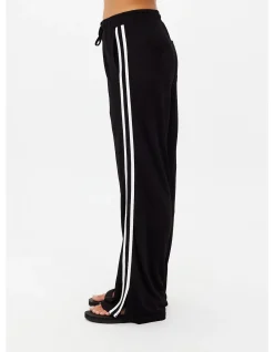 Roma High Rise Stripe Leg Track Pant