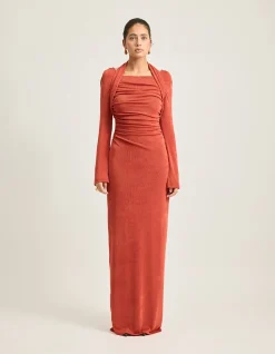 Romy Slinky Open Back Maxi Dress