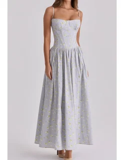 RONA WAIST ANKLE LENGTH DRESS