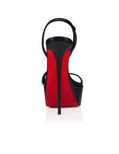 ROSALIE ALTA 150 KID/PVC/LIN BLACK/LIN BLACK