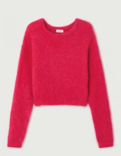 Round Neck Crop Knit
