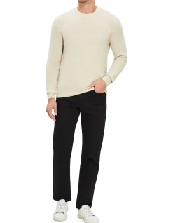 ROUND NECK DYE GARMENT SWEATER