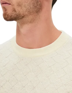 ROUND NECK DYE GARMENT SWEATER