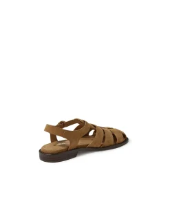 Rowee Suede T Bar Fisherman Sandals