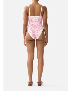 RUCHED CUP UNDERWIRE ONE PIECE