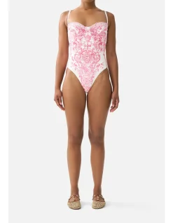 RUCHED CUP UNDERWIRE ONE PIECE