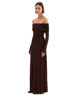 Rue Mesh Long Sleeve Dress