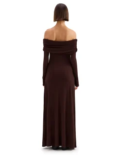 Rue Mesh Long Sleeve Dress
