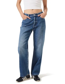 90s Boyfriend Mid Rise Straight Leg Jeans
