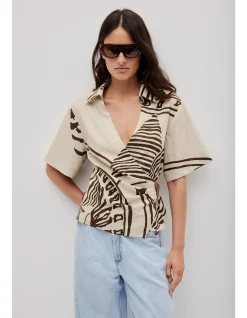 SABLE WRAP SHIRT