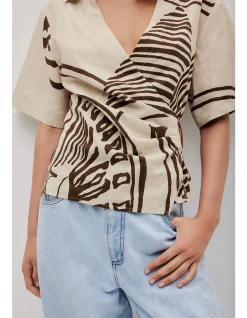 SABLE WRAP SHIRT