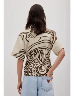 SABLE WRAP SHIRT