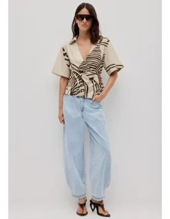 SABLE WRAP SHIRT