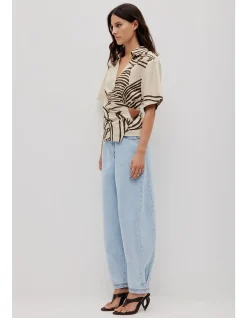 SABLE WRAP SHIRT