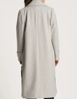 Sable Longline Double Breasted Tie Waist Coat