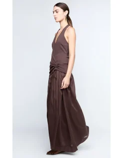 SABRINE HALTER MAXI DRESS