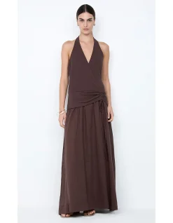 SABRINE HALTER MAXI DRESS