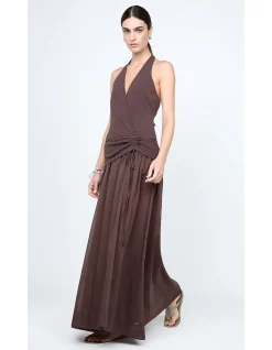 SABRINE HALTER MAXI DRESS