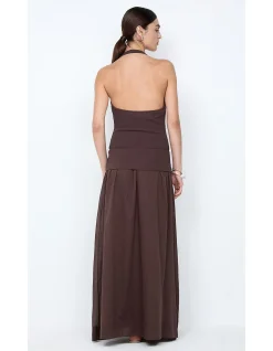 SABRINE HALTER MAXI DRESS