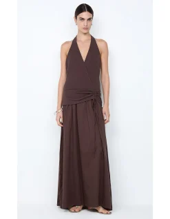 SABRINE HALTER MAXI DRESS