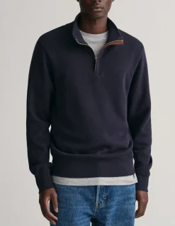 Sacker Rib Half-Zip Sweatshirt