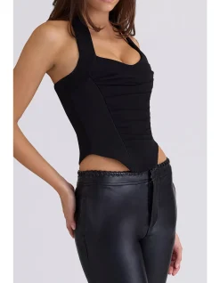 SAHAR HALTERNECK CORSET TOP