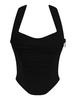SAHAR HALTERNECK CORSET TOP