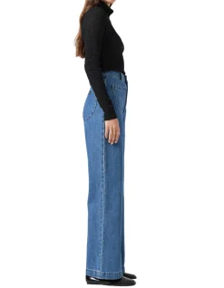 Sailor Super High Rise Wide Leg Long Jeans