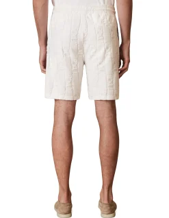 SALINA JACQUARD TOWELLING MONOGRAM SHORT