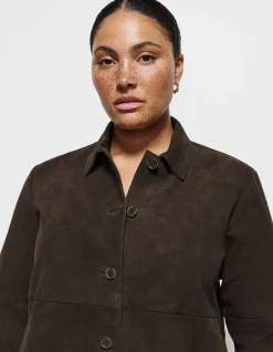 SALLY SUEDE SHACKET