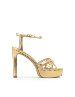 SAMI110 LATTICE FRONT PLATFORM SANDAL