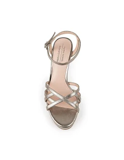 SAMI110 LATTICE FRONT PLATFORM SANDAL