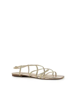 SAMILLE STRAPPY CRYSTAL SANDAL