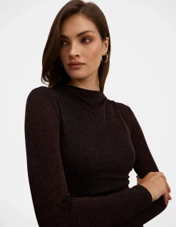 SAMMY GLITTER LONG SLEEVES BODYCON DRESS