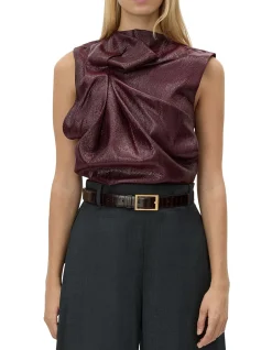 Sana Drape Tailored Top