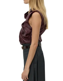 Sana Drape Tailored Top