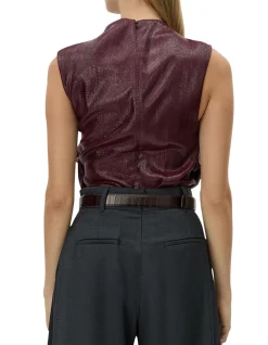 Sana Drape Tailored Top