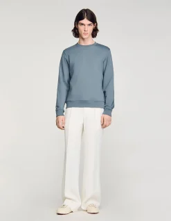 Sandro Logo Crewneck Sweatshirt